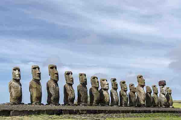 61 - Chile - isla de Rapa Nui o Pascua - Ahu Tongariki